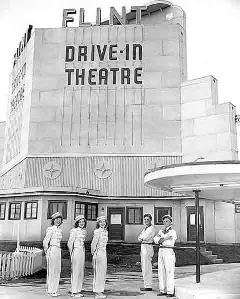 North Flint Drive-In Theatre - Screen 1950S (newer photo)